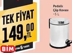 PEDALLI ÇÖP KOVASI